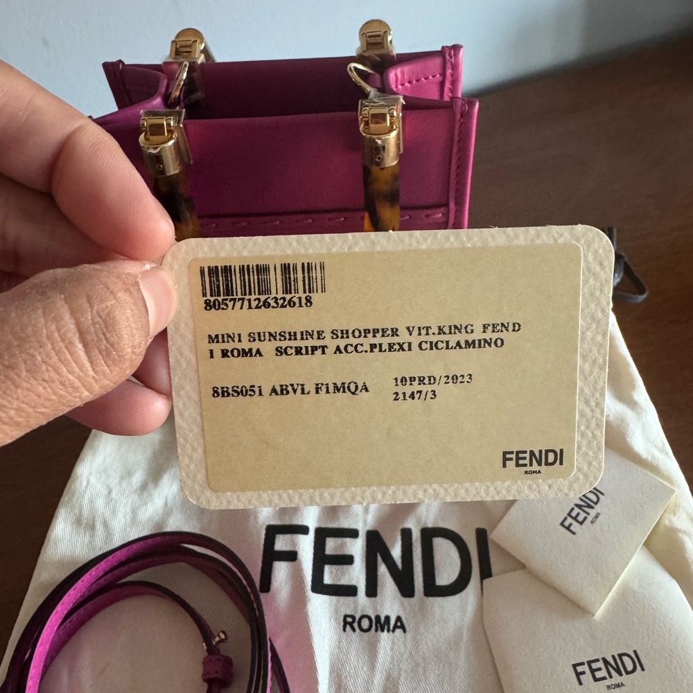 ONE DAY SPECIAL 💯 Authentic Fendi Sunshine Mini - Brand new OBO - Picture 7 of 11